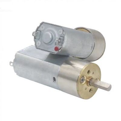 Diámetro 16 mm Motor de engranajes de corriente continua con cepillo 3V 6V 12V 24V Motor de corriente continua de alta velocidad con dientes metálicos
