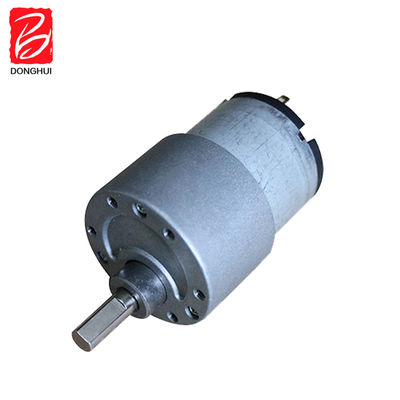 Motor de engranaje de 50 RPM de cepillado de DC de 37 mm de carbon brush motor de caja de engranajes de DC 3V - 24V para robot