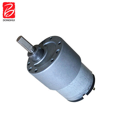 Motor de engranaje de 50 RPM de cepillado de DC de 37 mm de carbon brush motor de caja de engranajes de DC 3V - 24V para robot