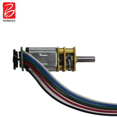 Motor de engranajes de corriente continua de micro cepillado de 12 mm de diámetro GM12 - N20 12 Rpm Motor de engranajes con codificador
