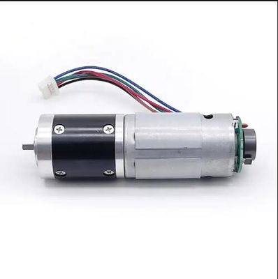 Motor de engranajes planetarios de alto par de 28 mm 12V caja de engranajes eléctrica motor de corriente continua con codificador