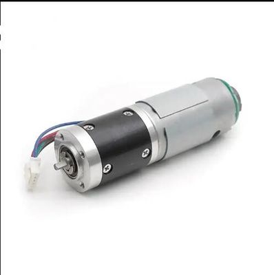 Motor de engranajes planetarios de alto par de 28 mm 12V caja de engranajes eléctrica motor de corriente continua con codificador
