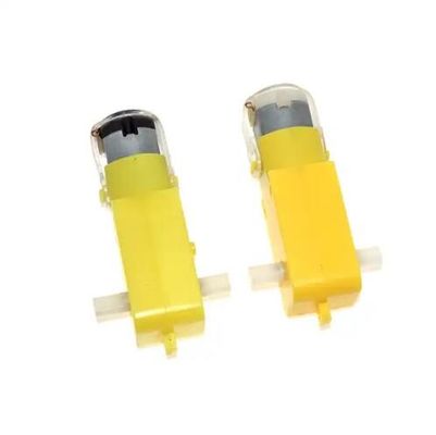 Motor de engranajes de plástico TT inteligente 5V de 20 mm de diámetro para ruedas de automóviles de robots DIY