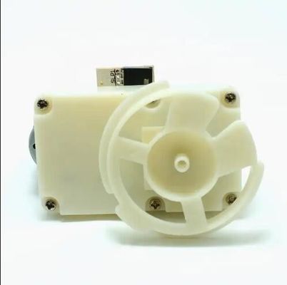 Motor de engranajes de plástico de 24 V 21 rpm 50GS 365 360 DC Motor de engranajes cuadrados para máquinas expendedoras inteligentes