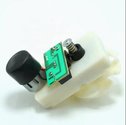 Motor de engranajes de plástico de 24 V 21 rpm 50GS 365 360 DC Motor de engranajes cuadrados para máquinas expendedoras inteligentes