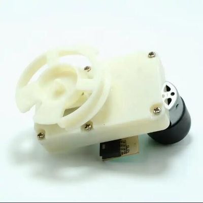Motor de engranajes de plástico de 24 V 21 rpm 50GS 365 360 DC Motor de engranajes cuadrados para máquinas expendedoras inteligentes