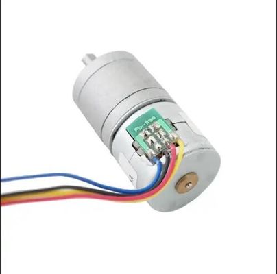 Motor paso a paso de 5 V de corriente continua con micro engranajes 20 mm 2 fase 4 de cable con caja de engranajes