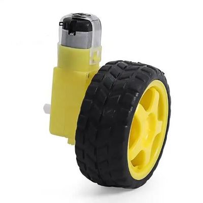 Motor de engranajes de corriente continua de plástico inteligente F130 3V 6V Motor de caja de engranajes de corriente continua eléctrica TT