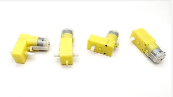 Motor de engranajes de corriente continua de plástico inteligente F130 3V 6V Motor de caja de engranajes de corriente continua eléctrica TT