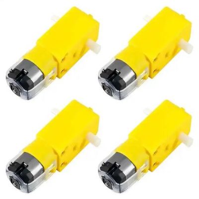Motor de engranajes de corriente continua de plástico inteligente F130 3V 6V Motor de caja de engranajes de corriente continua eléctrica TT