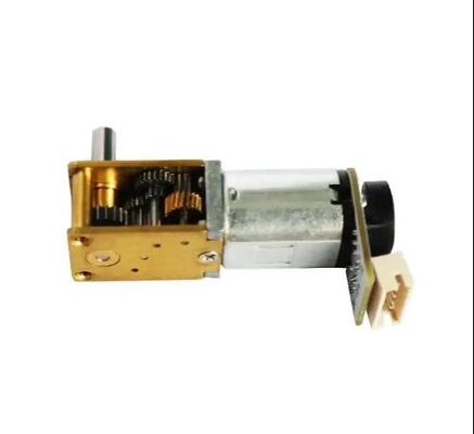 Motor de engranaje de gusano micro DC de 3V - 12V con cepillado de 12 mm de alto par de baja velocidad N20
