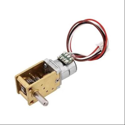 Motor de engranaje de gusano de 12 mm de ángulo recto DC Magnético permanente sin escobillas Motor paso a paso
