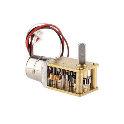 Motor de engranaje de gusano de 12 mm de ángulo recto DC Magnético permanente sin escobillas Motor paso a paso