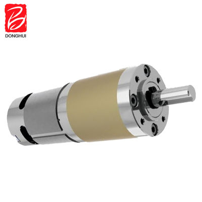 Velocidad 10 - 1000 RPM Unidad de motor de engranaje planetario de corriente continua con longitud de eje personalizada