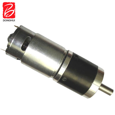 Velocidad 10 - 1000 RPM Unidad de motor de engranaje planetario de corriente continua con longitud de eje personalizada