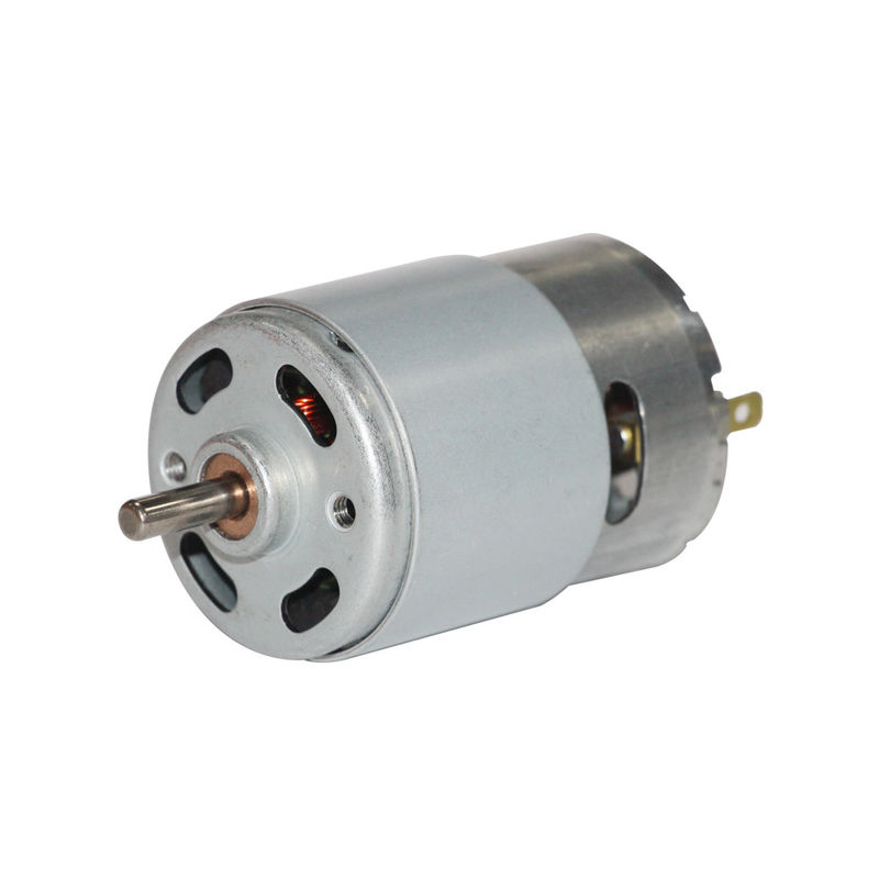 12V 24V motor de alta frecuencia de cepillado de corriente continua magneto permanente RS 775 motor de corriente continua