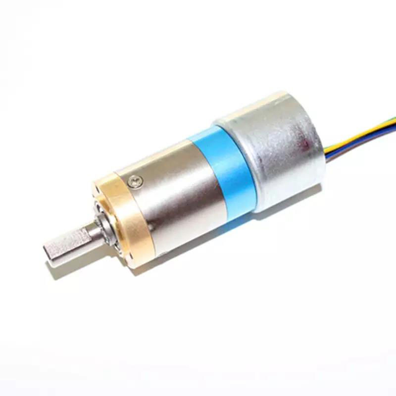 Motor de engranajes de corriente continua sin escobillas de 24 mm de alto par Bajo ruido 12V 24V Motor de engranajes planetarios