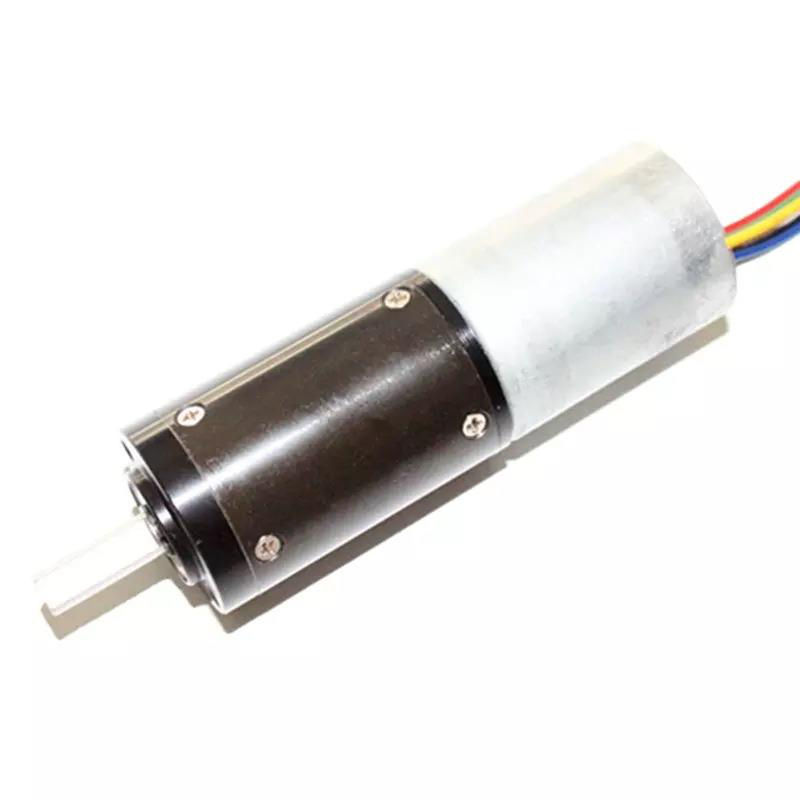 Dia 28mm DC Motor de engranajes sin escobillas Caja de engranajes planetaria Motor de engranajes de alto par 12V 24V