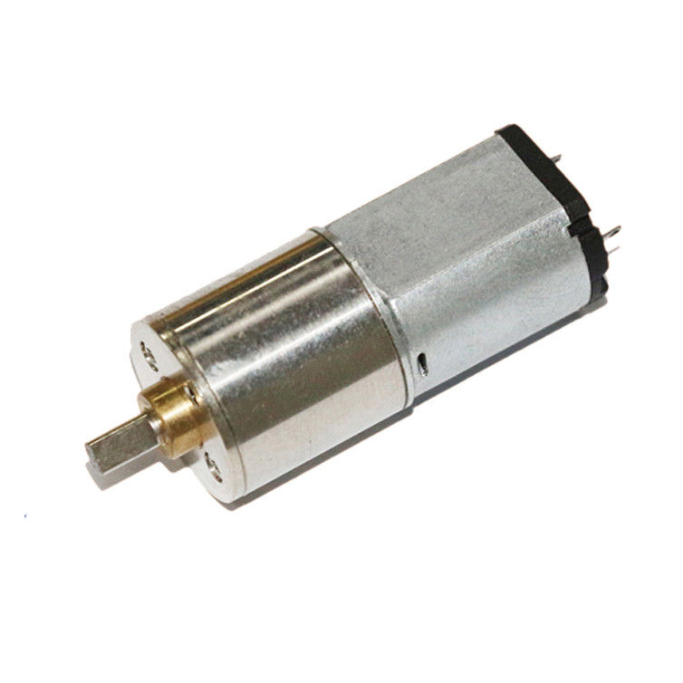 Motor de engranajes de baja velocidad de 3V 6V DC 16mm 35 45 55 rpm 3MM Eje inverso Cerradura inteligente DIY