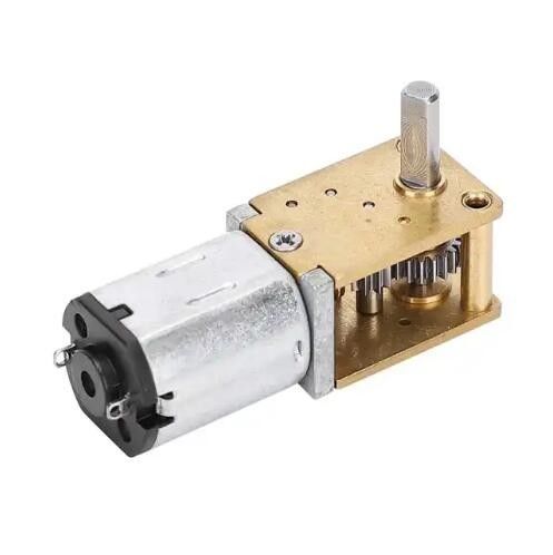 6V - 12V motor de engranajes de corriente continua de cepillado