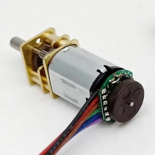 12 mm DC Micro Motor de engranajes de pulso Houle codificador de precisión motor de corriente continua de pequeña desaceleración