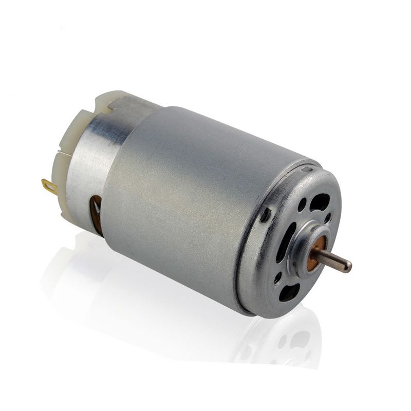 Magnetos permanentes Mini cepilla de carbono Motor eléctrico de corriente continua de alto par bajo rpm Motor de corriente continua