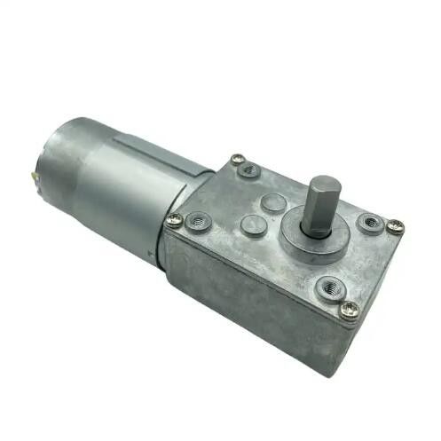 Motor de engranaje de gusano micro DC de alto par 12V motor de engranaje eléctrico de corriente continua