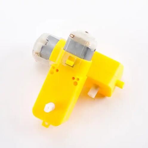 Motor de engranajes de corriente continua de plástico inteligente F130 3V 6V Motor de caja de engranajes de corriente continua eléctrica TT